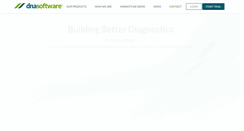 Desktop Screenshot of dnasoftware.com
