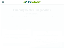 Tablet Screenshot of dnasoftware.com